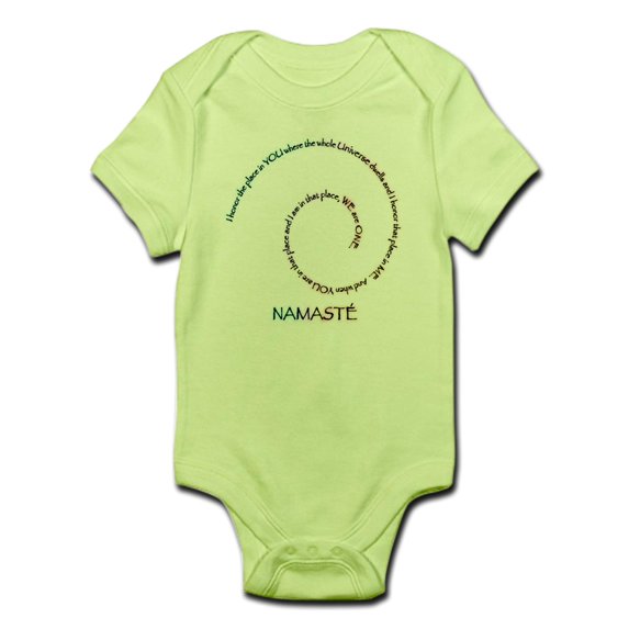 CafePress - Meaning Of Namaste Infant Bodysuit - Baby Light Bodysuit
