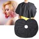 thumbnail image 3 of Châle pour salon de coiffure, coupe de cheveux, cape, teinture, coiffure, maquillage, châle, tissu, outil, noir, 3 of 4