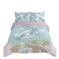 thumbnail image 4 of Sanrio Cartoon Cinnamon Roll Soft Four-piece Set Cute Printed Bed Sheet Quilt Cover Skin-friendly Three-piece Set, 4 of 10