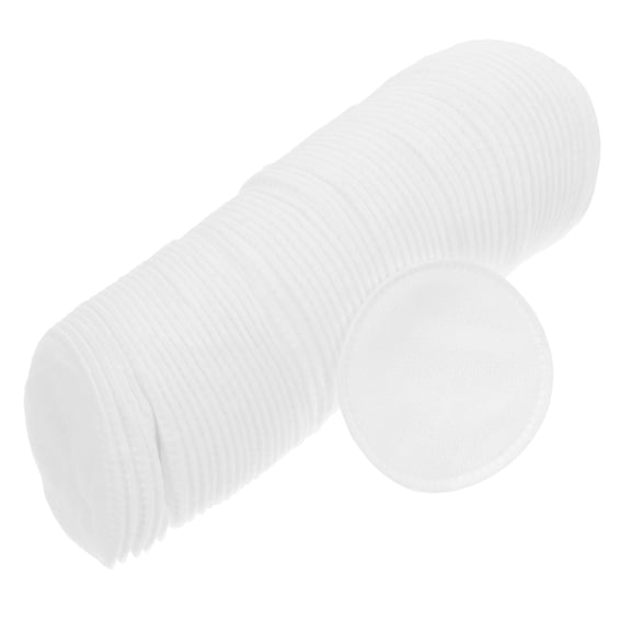 LOLIPPYY 100pcs Reusable Face Rounds White Large Cotton Pads For Makeup Removal Users
