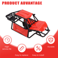 thumbnail image 4 of Kit de Châssis en Nylon pour Tarentule Rock 1/18 RC Crawler TRX4M Rouge, 4 of 8