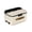 Black, variant on Ohmyroo Professional Desktop Organizer With Tissue Box Multi Compartment Case For Remote Controls and Tools