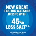 thumbnail image 3 of Walkers Mild Cheese & Onion Less Salt Multipack Crisps 6x25g, Imported from Britain, 3 of 5