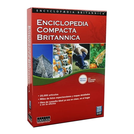 Enciclopedia Compacta Britannica - PC CDRom - Las traducciones son bi-direccionales: del ingles al espanol y del espanol