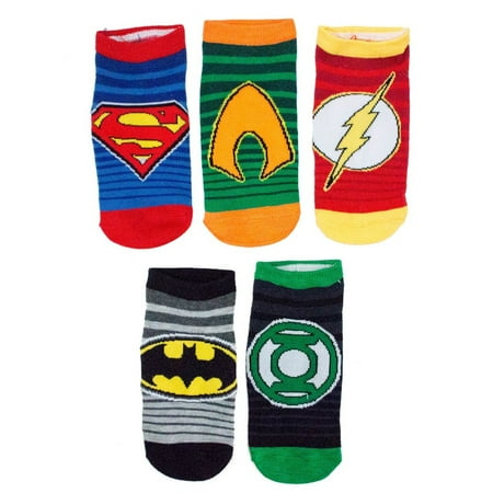 

DC Comics Symbols Boys 5 Pair Low Cut Socks