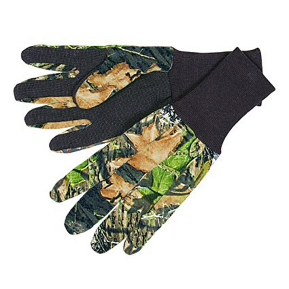 Allen Jersey Gloves with Dot Grip and Long Knit Cuffs