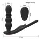 thumbnail image 2 of 1 Uds. Vibrador anal de silicona para hombres, estimulador de próstata, masajeador, eyaculación retardada, anillo de bloqueo, tapón anal, juguete sexual telescópico - juguetes sexuales ER, 2 of 5