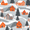 Gray Snow Houses, variant on Yayeee Faucet Mat for Kitchen Sink 14.7" Diatomite Long Splash Guard Pad, Nordic Christmas House