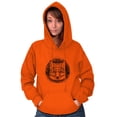 thumbnail image 3 of Spirit Wolf Pack Swirl Symbol Animal Unisex Plus Fleece Graphic Hoodie Brisco Brands 2X, 3 of 5