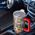 thumbnail image 6 of Multicolor Christmas Pattern Tumbler with Handle and Lid,40oz Double Wall Vacuum Insulated Tumbler,Cups Gift for Women and Men, 6 of 7