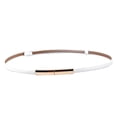 thumbnail image 1 of Here's a polished product description for your **Stylish White Dress Belt For Women**:\n\n \n\n**Elegant White Dress Belt for Women – Chic Waistband, 1 of 4