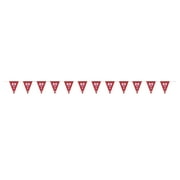 Red Hearts Valentine's Day Pennant Banner, 9ft