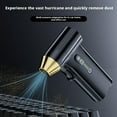 thumbnail image 2 of 130,000 RPM Electric Compressed Air Duster, Powerful 52m/s Jet Fan with Stepless Speed, Cordless Mini Blower for PC Cleaning, Car Detailing & Camping - 200W Max, 2 of 8
