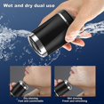 thumbnail image 2 of Maquinillas de afeitar, mini maquinillas de afeitar eléctricas automáticas para hombres, máquina de afeitar de pan de larga duración con USB, herramienta de afeitado para hombres, color negro, 2 of 5