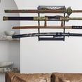 thumbnail image 3 of pitrice Support Mural pour Épée 2/3/4 Niveaux Support de Samouraï Présentoir à Épée Katana 4 Niveaux, 3 of 8