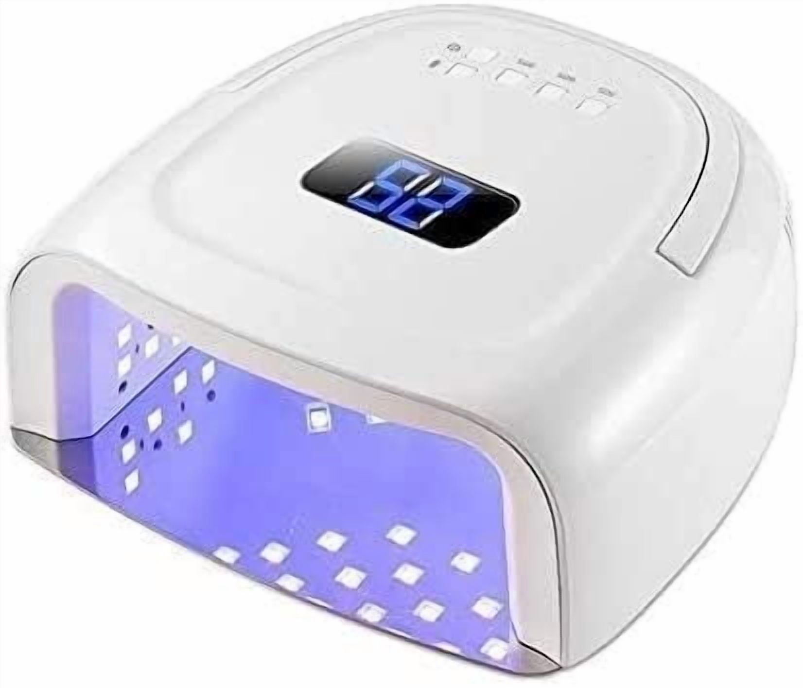 UV LED Nail Lamp, Gel UV Light Nail Dryer for Gel Nail Polish 60W Curing Lamp with Sensor 3 Timer