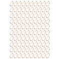thumbnail image 4 of 100 Uds anillos en D duraderos usables fáciles de reemplazar convenientes y prácticos hebillas de bolsa compactas para collaresOro 2x15x10mm, 4 of 5