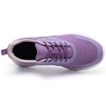 thumbnail image 4 of OwnShoe Women's Work Shoes Steel Toe Safety Shoes Lightweight Industrial Sneakers Purple Size 6, 4 of 9