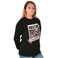 thumbnail image 4 of Betty Boop Christmas Santa Photo Women's Long Sleeve T Shirt Brisco Brands S, 4 of 6
