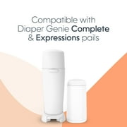 Diaper Genie Refill, Clean Laundry Scent, Max Odor Lock, 6.4m (21 ft), Holds Up to 270 Newborn Diapers