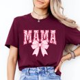 thumbnail image 2 of Bella Canvas Flower Mama Graphic T-Shirt Birthday Gift for Women Moms, 2 of 5
