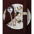 thumbnail image 2 of SKAVIJ Napkin Rings Set of 50 for Dinner Parties, Dining Table Decoration Metal Napkin Holder Gold, 2 of 6