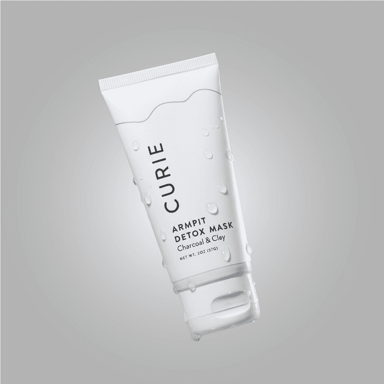 Curie Armpit Detox Purifying Mask, Unscented, Unisex, 2 oz