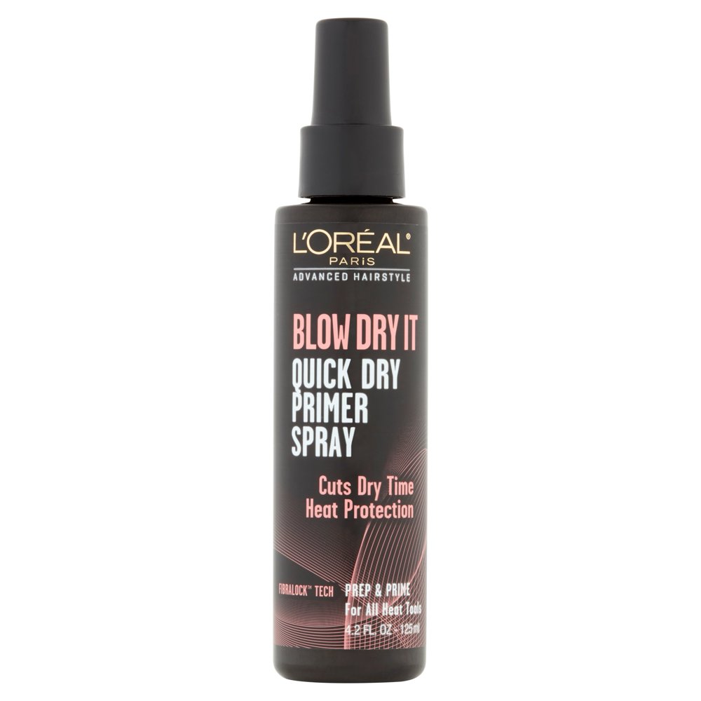 L'Oreal Paris Advanced Primer Spray Hairstyle BLOW DRY IT Quick Dry, 4.