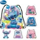 thumbnail image 2 of Disney-Bolsa de Anime Stitch con cordón para niños y niñas, bolsa de regalo de Lilo & Stitch para fiesta de cumpleaños, suministros para baby shower, 5/10 piezas, 2 of 5