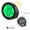 Green Backlight, variant on Solar Car Digital Clock Date Week Thermometer LCD Luminous Display for Dashboard Car Clock Automobiles Internal Stick-On