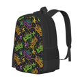 thumbnail image 2 of Daiia Mardi Gras Surface Backpack for Men and Women -Durable Backpack Large Capacity, Water-Resistant Bag with Adjustable Straps and Laptop Compartment, 2 of 9