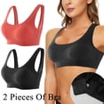 thumbnail image 2 of 2 Pieces Women's Bra Compression High Support Bra For Women's Every Day Wear Exercise And Offers Back Support Full Coverage Bras, 2 of 9