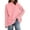Pink, variant on PRETTYGARDEN Womens Fall Casual Long Sleeve Tops Loose Mock Neck Drop Shoulder Knit Going Out Pullover Sweaters