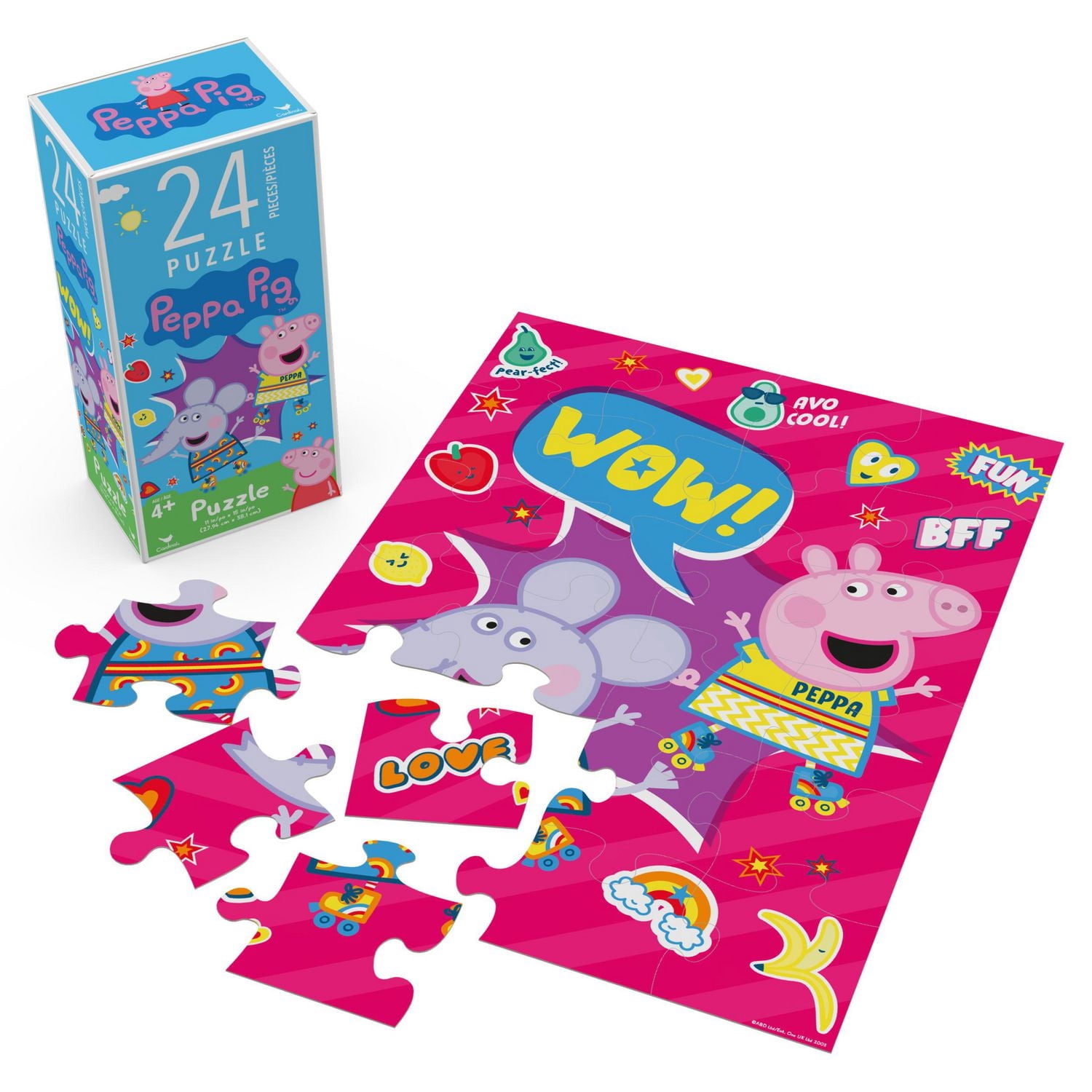 Puzzle Peppa Pig 24 pièces pour familles et enfants à partir de 4 ans