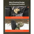 thumbnail image 5 of KFFKFF Portable Hunting Blind for One Person, Camouflage Tent with Carrying Bag, Durable Concealed Shelter Featuring Silent Zipper Door and Window, Ideal for Turkey and Deer Hunting, 5 of 9