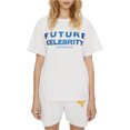 thumbnail image 4 of Elevenparis Womens Future Celebrity camiseta gráfica whiteblu S, 4 of 6