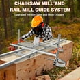 thumbnail image 2 of Acekid Portable Chainsaw Mill 36", 9FT Rail Mill Guide System, Planking Milling Bar 14"-36", Acrylic Board, 2 Tree Felling Wedges, 2 of 8