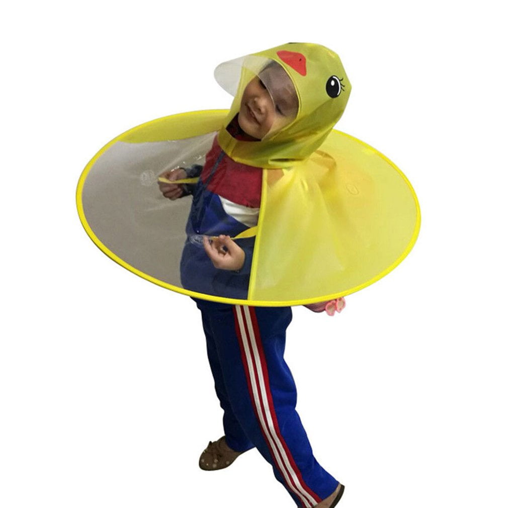 Creative Cartoon Duck Rain Hat Foldable 