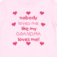 thumbnail image 4 of Inktastic Nobody Loves Me Like My Grandma Loves Me Girls Baby T-Shirt, 4 of 5
