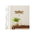 thumbnail image 3 of Decorative Metal Dragonfly with Cutouts Figurine with Home Decor - Modern Glam Sculpture for Bathroom, Bedroom, and Living Room - Ornament Accent for Shelf and Coffee Table - 2", Gold, 3 of 10