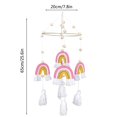 thumbnail image 2 of Cuna Móvil Para Bebé, Carillón Móvil, Sonajero, Juguete, Macramé, Arco Iris, Recién Nacido, Guardería, Cama Colgante, Campana, Regalo Para Niños Y Niñas matsuzay BA001336-03, 2 of 6