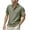 Army Green^, variant on Jjayotai Henley Shirts for Men, Men's Summer Cotton Linen Casual Embroidered Flag Printed Polo Shirt T-shirt Short Sleeve Lapel Top, True Classic Tees Men