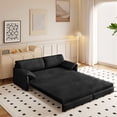 thumbnail image 6 of Firscook66" Pull Out Sofa Beds, Sleeper Couch Queen Hydraulic System Convertible Sleeper Sofa with Storage and 2 Soft Pillows,, 6 of 12