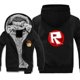 thumbnail image 5 of Game Sudadera gruesa con capucha Virtual World chaqueta con cremallera periférica de animé ropa de moda regalos de cumpleaños, 5 of 5