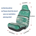 thumbnail image 3 of Fuzoiu Old Green Wooden Print Elastic Car Seat Covers, Seat Cover Protector,Universal Fit Interior Covers for Most Cars,Washable Seat Cover Non Slip for SUV,Sedan,Van, 3 of 5