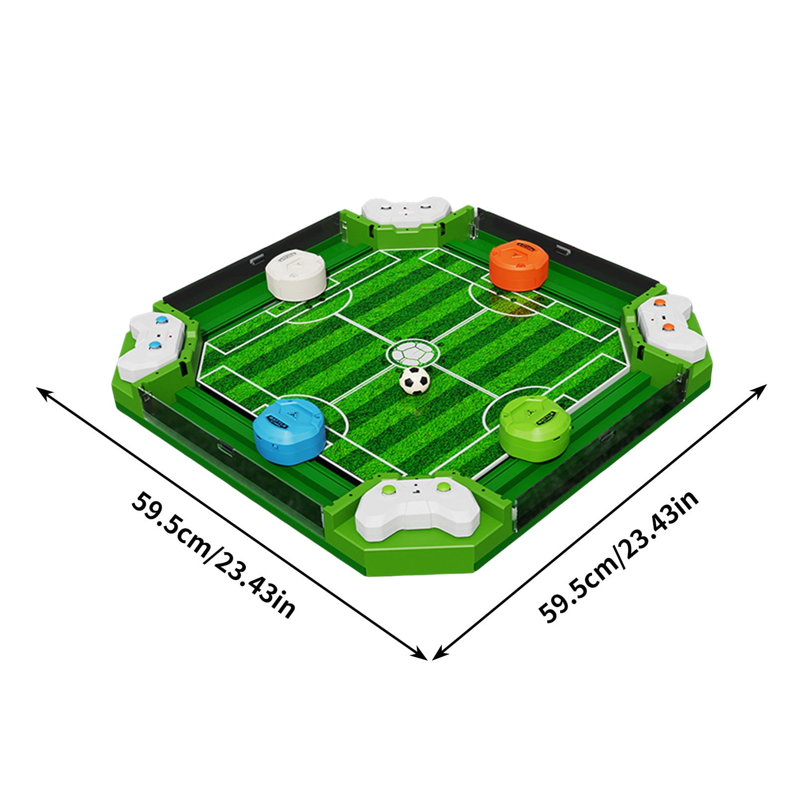 Remote Control Table Football Game, 2-Player Electronic Soccer Table for Kids, Parent-Child Competitive Indoor Game green