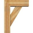 thumbnail image 3 of Ekena Millwork 8"W x 24"D x 32"H Traditional Block Rough Sawn Bracket w/ Offset Brace, Western Red Cedar, 3 of 25