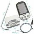 thumbnail image 2 of Amdohai Wireless Remote Digital Food Thermometer Timer Alarm Meat Barbecue Thermometer Probe Steak BBQ Temperature Gauge Kitchen Cooking Tools, 2 of 8