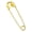 Golden, variant on Oversized Metal Safety Pin Hair Clip Minimalist Creative Exaggerated Hair Barrette Large Back Head Hair Accessory for Thick Hair