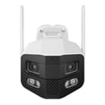 thumbnail image 1 of Cámara de seguridad Wi-Fi / Ethernet panorómica 180° de doble lente 2 Mpx + 2 Mpx fija, para exterio, 1 of 4